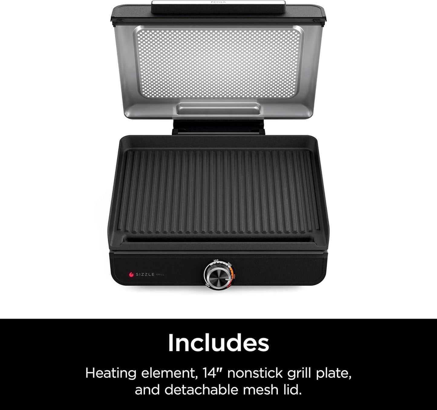 HeatWave Grill™ — Smoke-reduced indoor grilling.