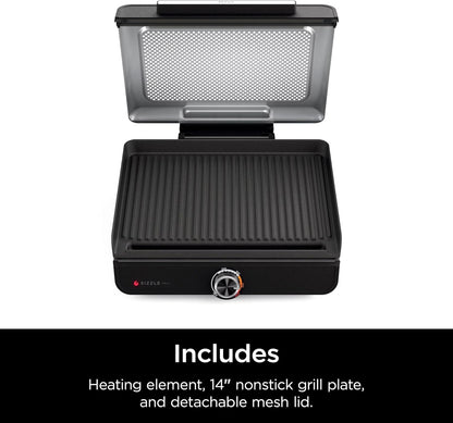 HeatWave Grill™ — Smoke-reduced indoor grilling.